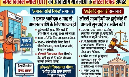 यूआईटी लॉटरी: 6 माह बाद भी रिफंड के लिए भटक रहे 3 हजार आवेदक, मिसमैच ने अटकाया पैसा