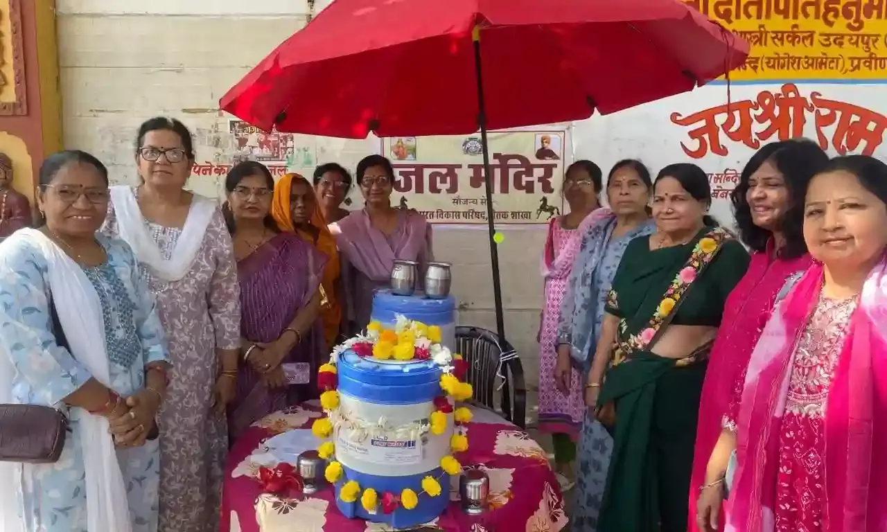 भारत विकास परिषद, चेतक शाखा द्वारा जल मंदिर (प्याऊ) का शुभारंभ