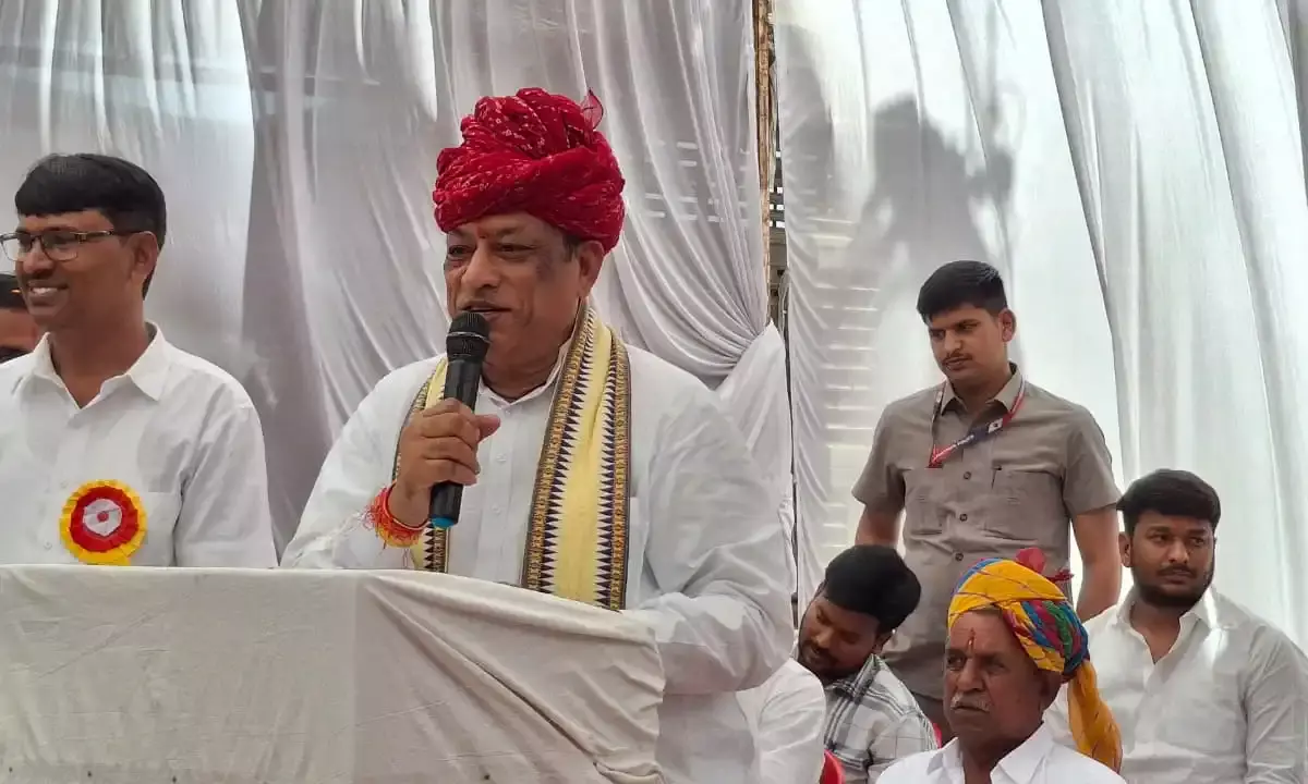 भीलवाड़ा में मंत्री जोराराम कुमावत का एक दिवसीय का दौरा