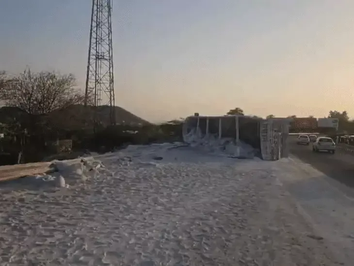 उदयपुर-नाथद्वारा हाईवे पर भीषण सड़क हादसा: ट्रेलर की टक्कर से तीन बाइक सवारों की दर्दनाक मौत