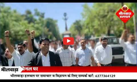 अधिवक्ताओं ने मानव श्रृंखला बनाई, पाकिस्तान मुर्दाबाद के लगाये नारे