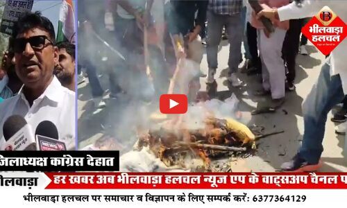 महंगाई के खिलाफ कांग्रेस का हल्ला बोल, कलेक्ट्री पर फूंका प्रधानमंत्री का पुतला, जाट बोले डबल इंजन सरकार हर मोर्च पर विफल