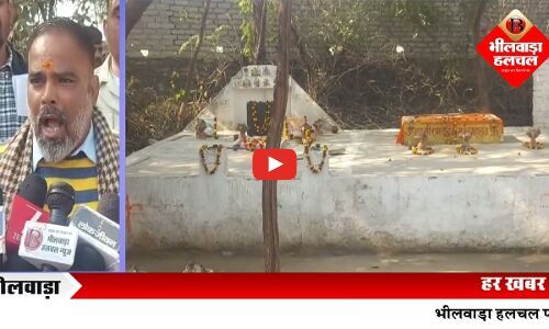 रोड चौड़ीकरण में पुल‍िस लाईन चौराहे पर पुराने मंदिर को क्षति पहुंचाने का विरोध, मुख्यमंत्री के नाम सौंपा ज्ञापन