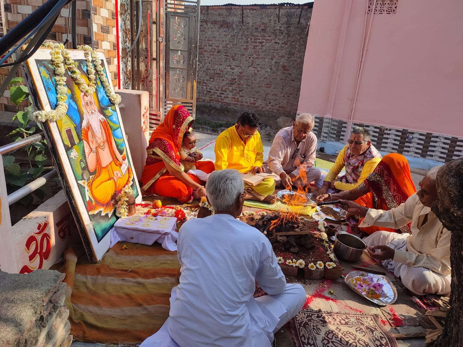 बरूंदनी में महर्षि गौतम की मुर्ति स्थापना की बरूंदनी में महर्षि गौतम की मुर्ति स्थापना की