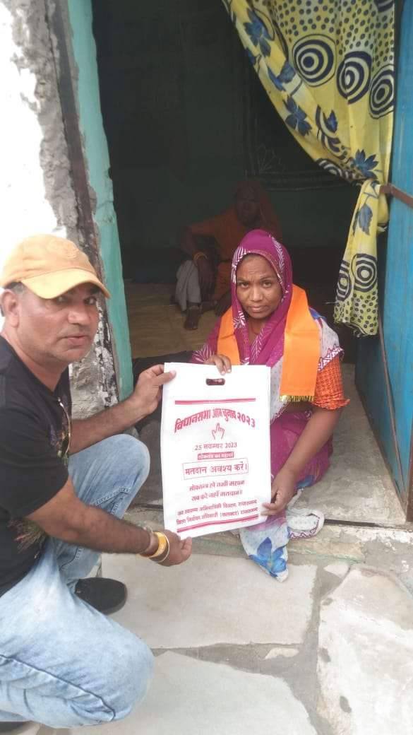 दिव्यांगजन ने ठाना है, शत प्रतिशत मतदान करवाना है