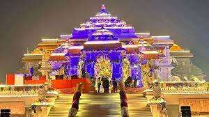 रामनवमी के लिए तैयार अयोध्या: फूलों और रंग-बिरंगी रोशनी से जगमगाया राम मंदिर रामनवमी के लिए तैयार अयोध्या: फूलों और रंग-बिरंगी रोशनी से जगमगाया राम मंदिर