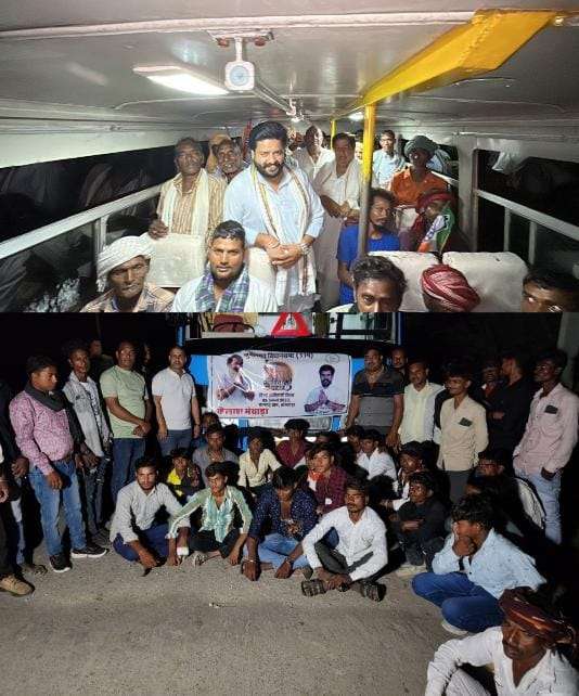 कांग्रेस पदाधिकारी समर्थकों सहित पहुंचे राहुल गांधी की सभा में मानगढ़