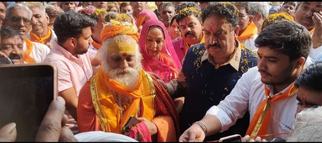 भारत में एक मात्र भाजपा ही विकल्प- संत ज्ञानानंद महाराज