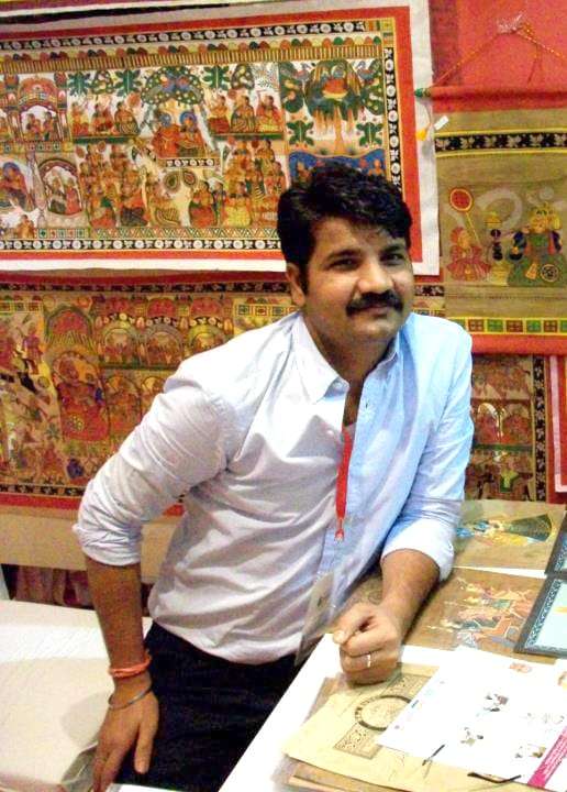 शाहपुरा फड़ चित्रकार विजय जोशी की मुंबई में कला प्रदर्शनी शाहपुरा फड़ चित्रकार विजय जोशी की मुंबई में कला प्रदर्शनी