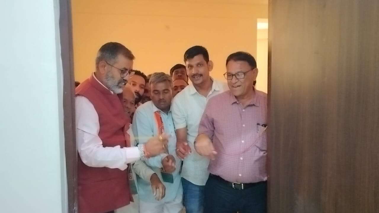 भाजपा मीडिया सेंटर का किया उद्घाटन 