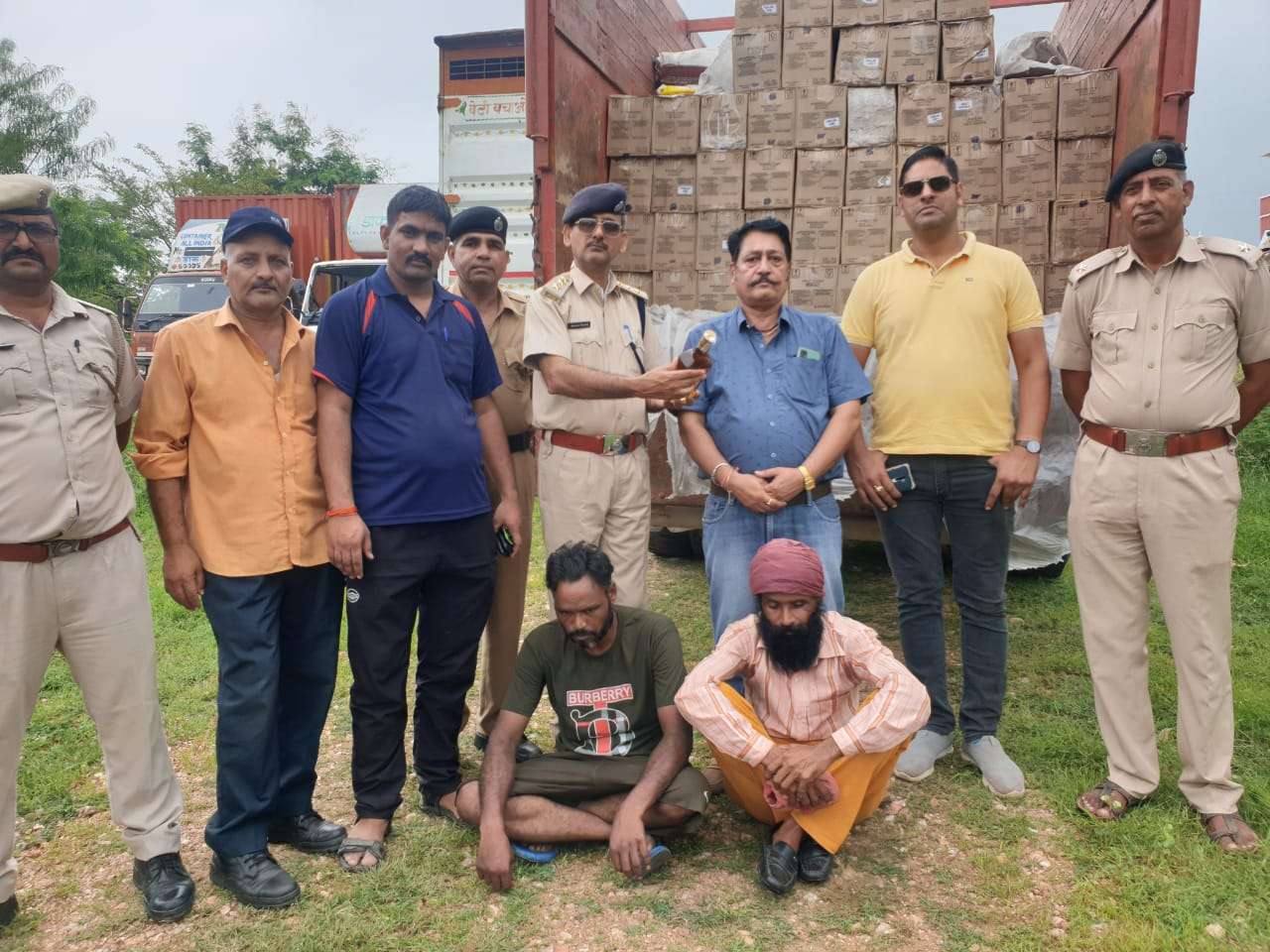 आबकारी निरोधक दल ने 1 करोड़ की अवैध शराब पकड़ी