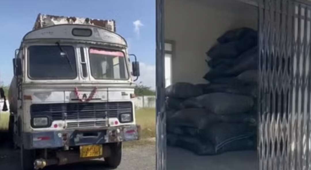 केमिकल से भरे टैंकर से 1 करोड़ का डोडा चूरा ब्रारामद एक गिरफ्तार