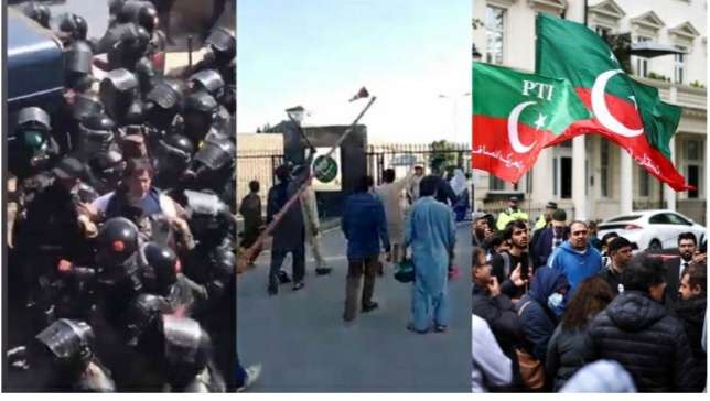 इमरान खान की गिरफ्तारी के बाद झुलसा पाकिस्‍तान