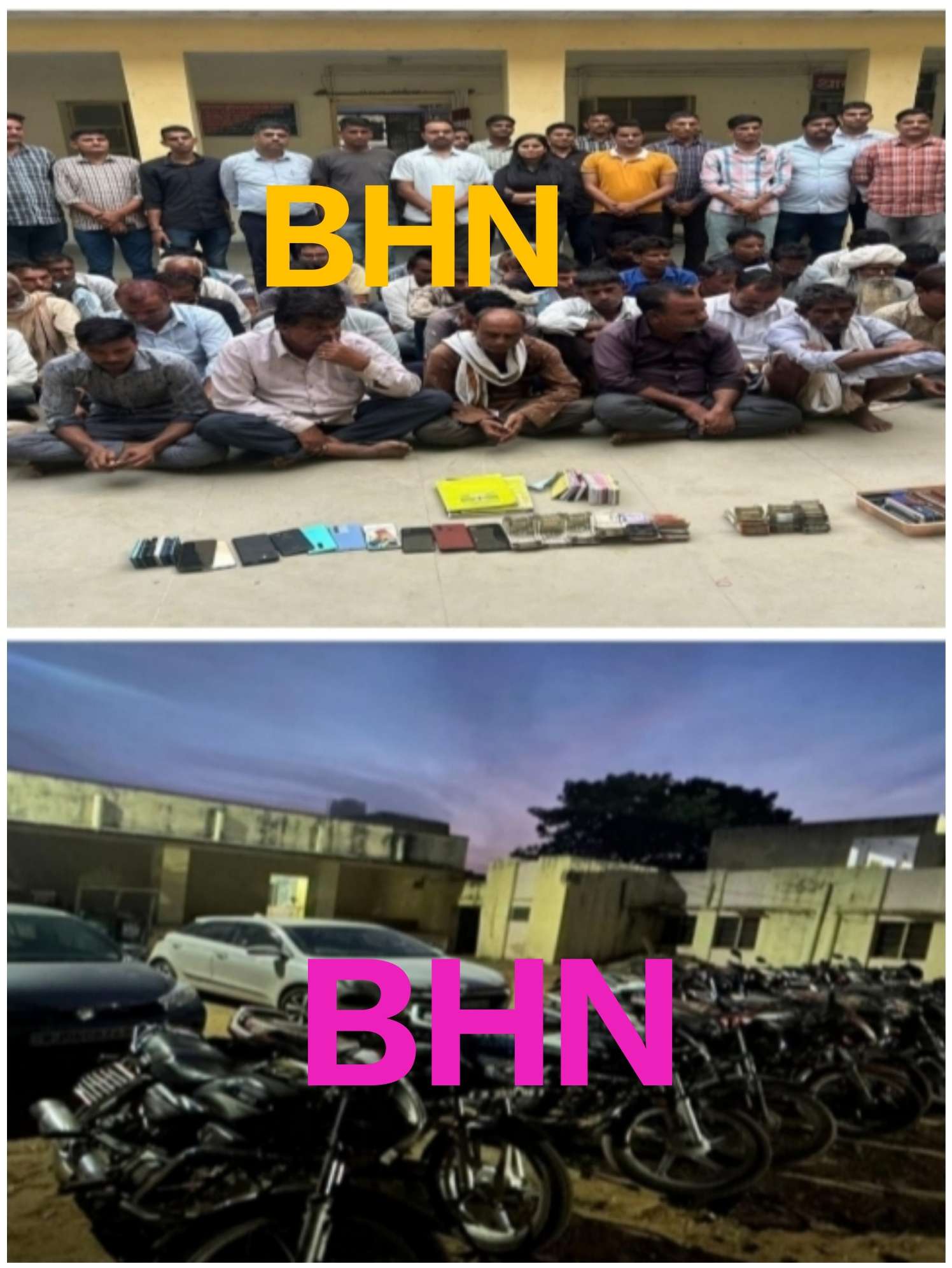 होटल की ओट में सार्वजनिक स्थान पर जुआ खेलते 42 जुआरी गिरफ्तार, 3.60 लाख रुपये, 24 बाइक व दो कार होटल की ओट में सार्वजनिक स्थान पर जुआ खेलते 42 जुआरी गिरफ्तार, 3.60 लाख रुपये, 24 बाइक व दो कार