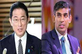 चीन के बारे में बढ़ती चिंताओं के बीच ब्रिटेन, जापान के मध्य रक्षा समझौता