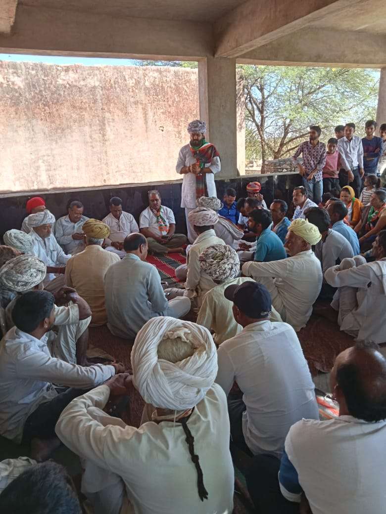 कांग्रेस प्रत्याशी परमार ने किया जनसम्पर्क