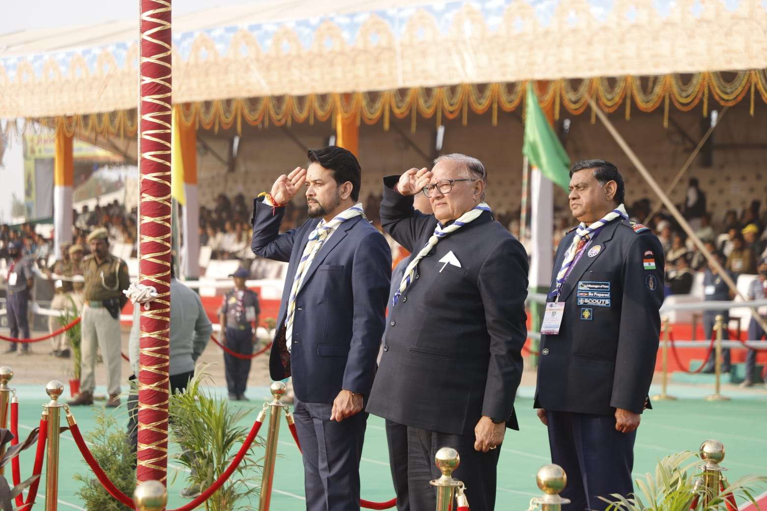 जय-जय जम्बूरी के जयघोषों के साथ राष्ट्रीय स्काउट-गाइड जम्बूरी का समापन जय-जय जम्बूरी के जयघोषों के साथ राष्ट्रीय स्काउट-गाइड जम्बूरी का समापन