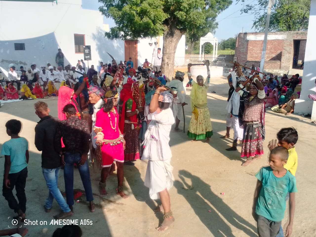 नैनपुरिया में गवरी डांस में दिखे गाडोलिया का खेल से जुड़े प्रसंग