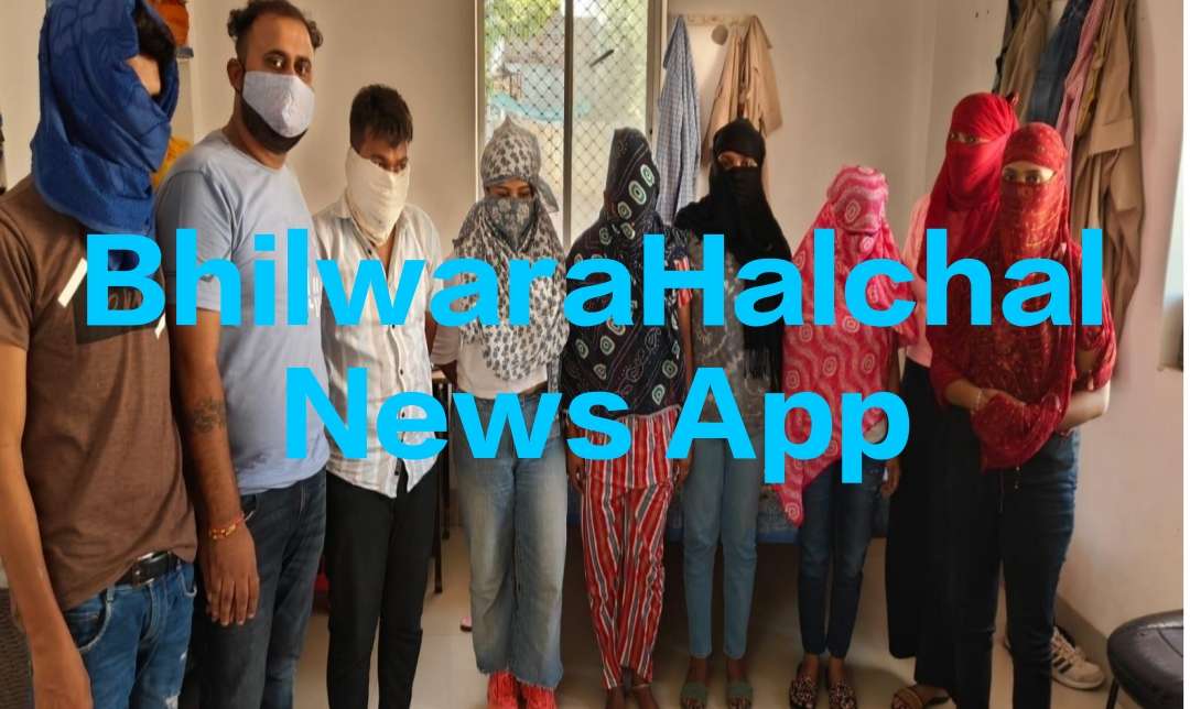 गोल्डन स्पा सेंटर पर पुलिस का छापा, अनैतिक कार्य का खुलासा,3 युवक व 6 युवतियां गिरफ्तार