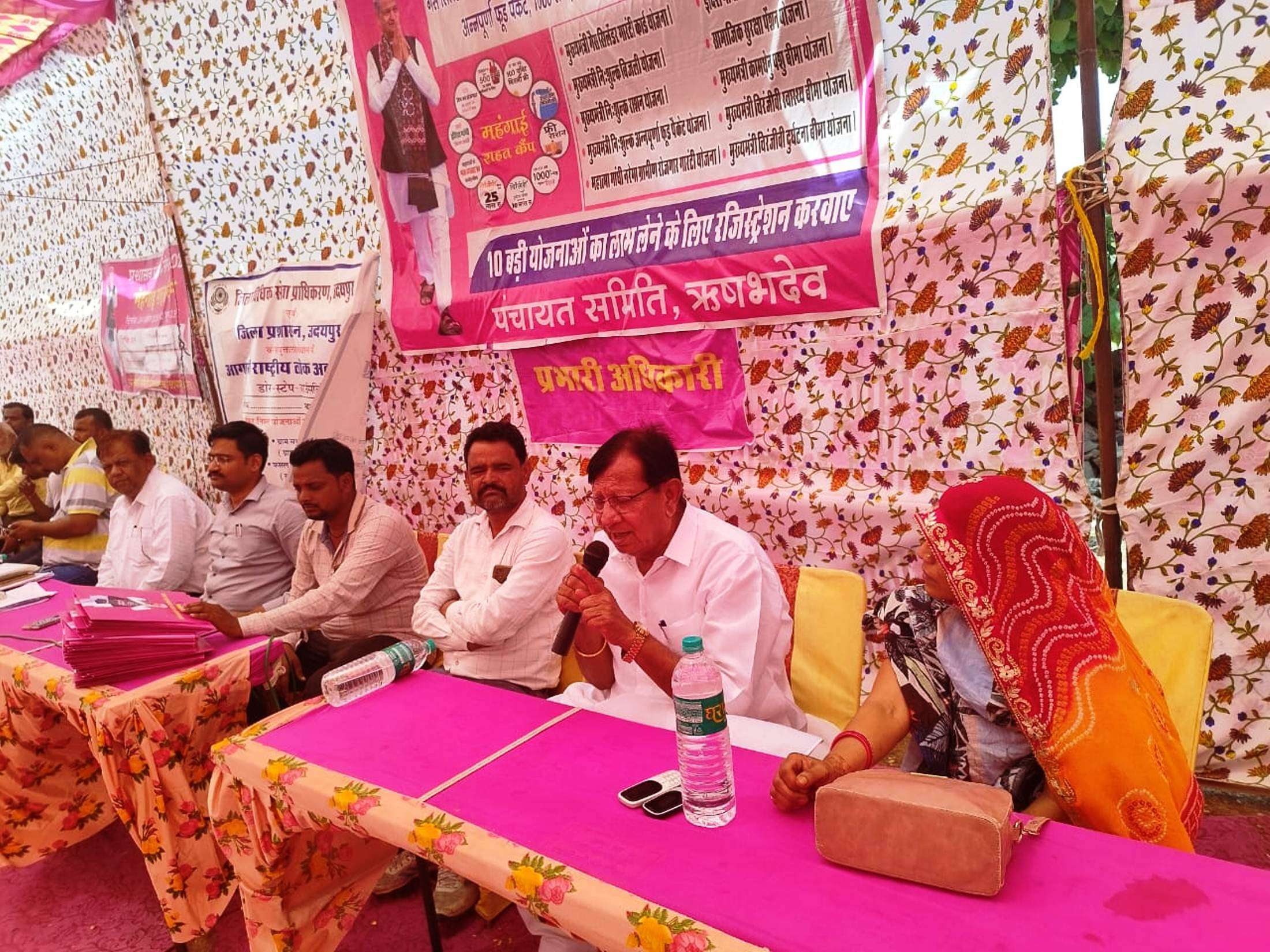 विधायक परमार ने गरनालाकोटडा शिविर का किया निरीक्षण विधायक परमार ने गरनालाकोटडा शिविर का किया निरीक्षण