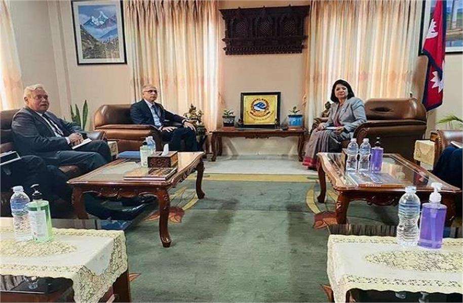 विदेश सचिव क्वात्रा ने नेपाली राष्ट्रपति बिद्या देवी भंडारी और विदेश मंत्री पौडयाल से मुलाकात की